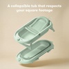 image:imageFrida 2in1 Collapsible Baby Bath Tub Removable Support Sling 024 MonthsSage