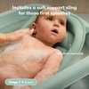 image:imageFrida 2in1 Collapsible Baby Bath Tub Removable Support Sling 024 MonthsSage