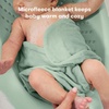 image:imageFrida Wrap  Warm Newborn Baby Bather Microfleece Blanket 06 MonthsSage