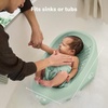 image:imageFrida Wrap  Warm Newborn Baby Bather Microfleece Blanket 06 MonthsSage