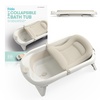 image:imageFrida 2in1 Collapsible Baby Bath Tub Removable Support Sling 024 MonthsCream